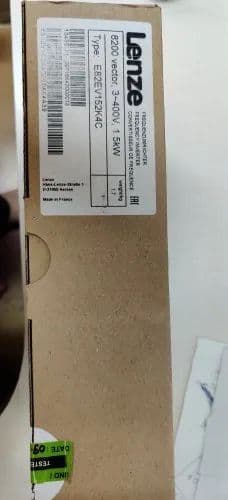 Lenze Vfd,Type No E82Ev152K4C